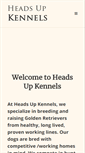 Mobile Screenshot of headsupkennels.com